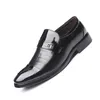 Herenjurk schoenen Loafers Pointed Designer Schoenen Mannen Black Oxford Mens Italiaanse Schoenen Mode Zapatos de Charol Hombre Scarpe Uomo Eleganti