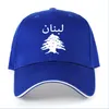 Liban Youth Hat DIY Darmowe Niestandardowe Nazwa Numer LBN Cap Nation Flag Arabski Arabski Libańczyk Kraj Drukuj zdjęcie Czapki z daszkiem