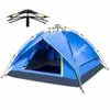 Virson 3-4 Livelli persona doppia protezione UV impermeabile leggera piegatura automatica Pop Up all'aperto tenda da campeggio