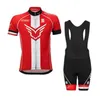 2019 Felt Team Cykling Korta ärmar Jersey Bib Shorts sätter vår och sommar Mäns snabba cykelkläder U51708