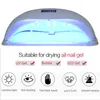 Sun5 Pro UV Lamp LED -nagellampa 72W Nageltork för alla geler Polish Sun Light Infrared Sensing 103060S timer Smart för Manicure4431722