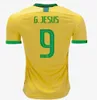 2019 camiseta de fútbol de Brasil casa local 2020 camiseta de fútbol de brasil COUTINHO VINICIUS camiseta de fútbol hombre mujer y niño kits Uniforme de fútbol