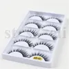 41 types 3D Thick False Eyelashes Blue Black Long Thick Cross Handmade eye lashes makeupMink Eyelashes