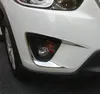 100% decoración especial de alta calidad ABS cubierta de luces antiniebla de coche accesorios de coche para Mazda CX5 CX-5 2013 2014
