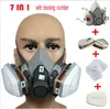 Commercio all'ingrosso-6200 respiratore maschera gas maschera per il corpo maschere antipolvere filtro antipolvere maschera antigas per la polvere maschera a mezza faccia, costruzione / mining