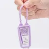 Hand sanitizer fleshouder 30 ml reisformaat draagbare zachte siliconen cover met sleutelhanger hand zeep fles tas