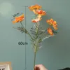 3 PCS/Lot Artificial Peony Flower Decorative Silk fake Flowers 6 Heads Peonies For Home decor DIY Wedding Decoration wreath Garden wall