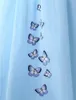 2019 Newest Light Blue Quinceanera Dresses Butterfly Appliques In Stock 100 Real Po Long Formal Prom Evening Dresses Vestido L8886266