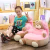 Cute Cartoon Bear Kids Sofa Mini Sofa Krzesło Pluszowe Zabawki Niedźwiedzie Tatami Mata Przedszkola Dzieci Prezent Urodzinowy 55x50x65cm Dy50555