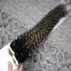 Afro Kinky Kręcone Taśma w Ludzkich Przedłużanie Włosów 100G 40 SZTUK Brazylijski Dziewiczy Włosy 40 sztuk Dwustronna taśma WEFT skóry w Ludzkich przedłużeniach włosów