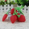 Strawberry shape silicon tea infuser strainer silicon tea filler bag ball dipper