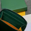 Hurtownia Najwyższej Jakości Paryż styl Portfele Projektant Portfele Unissex Gy Krótki portfel Mężczyźni Kobiety Kiesy Luksusowy Zamek Zipper Karton