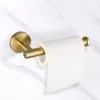 3-delig badkameraccessoiresets geborsteld goud SUS304 roestvrij staal wandmontage handdoekstang badjashouder haak toilet P1279D