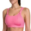 32-42 B C D DD E F Kvinnor Trådlös Fram Justerbar Ljus Padded Wire Gratis Racerback Level 4 Full Support Running Active Bra