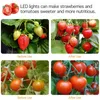 414 LED's Grow Light Bulbs 150W Foldable Daylight Full Spectrum Grow Lights for Indoor Plants Vegetables Greenhouse Growing Plant Lights