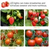 414 LED's Grow Gloeilampen 150 W Opvouwbaar daglicht Volledige spectrum Grow Lights for Indoor Plants Groenten Groenhouse Groeiende plantenlichten