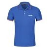 Luxe Polo Heren T-shirts Balr Street Tide Brand Short-Mouwen Ronde hals Losse Katoenen Katoenen Mannen Persoonlijkheid Heren T-shir