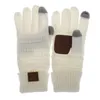 Moda- Tricô Touch Screen Glove Luvas Capacitivas Mulheres Inverno Luvas de Lã Quente Antiskid Telefings Telefings Luva Presentes de Natal