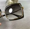 Klasyczne kwadratowe okulary przeciwsłoneczne dla kobiet złoty czarny/szary soczewki gradientowe okulary 503 damskie okulary przeciwsłoneczne okulary z pudełkiem