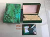 Luxury Top selling High Quality Green Watch Original Box Card Wood Boxes For Perpetual 116660 116610 Cosmograph Watches sub gmT227C