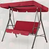 التراس سوينغ كرسي 2 قطعة / مجموعة عالمي حديقة كرسي الغبار 3 مقاعد غطاء في الهواء الطلق (أحمر)