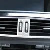 Bil Styling Center Console Luftkonditionering Utlopp Knopp Dekaler Dekoration för Mercedes Benz C Class W204 2011-13 Tillbehör
