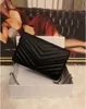 sacchetto designer wortet womens borse nere borse caviale sacca a catena dorata 23 cm pattina classica patta spalla spalla borse da design di lusso di lusso