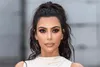 Ünlü Kim Kardashian dalgalı at kuyruğu postiş doğal dalga ipli at kuyruğu saç uzatma doğal saç modeli 120g üzerinde klibi sarar
