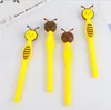 0.5 мм горячие продажи офис знак ручки прекрасные пчелы шариковая ручка гель чернила студент ручки дети подарок продукты бесплатная доставка