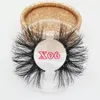 5d Mink False Eyelashes 25mm Långt tjocka fluffiga Wispies Eyelashes 100 Handgjorda full remsa Mink Fake Lashes Extension Tool 662428915