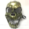 Skeleton Horror Masker Halloween Skull Maskerade Maskers Volwassen Volledige Gezichtsmasker Retro Plastic Skull Masker Halloween Prop Feestartikelen DBC VT0581