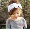 Headband Lace Bow Hairband Baby Girls Hair Bands Children Head Wrap Band Elastic Lace Headwear Kids Hair Accessories 12 Colors DHW2361
