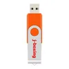 Orange Bulk 20pcs 32GB USB флэш-накопители Поворотный Вращающаяся металла Flash Memory Stick 32gb для компьютера Laptop Tablet Pen Thumb накопителями