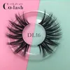 cílios 25mm Dramatic costume caixa Mink cílios Grosso Super pestanas falsas longas High Volume Mink Lashes macias