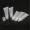 8ml,10ml,15ml Clear Plastic Empty Refillable Soft Tubes Balm Lip lipstick Gloss Bottle Cosmetic Containers Makeup Box