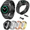 Sportband för Samsung Gear S2 SM-R720 Rostfritt stål Magnetisk Milanese Ersättning Sportband med kontakt