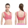 Reggiseni a canotta in pizzo con chiusura frontale per donna Canotte sexy Reggiseno sportivo push-up imbottito senza ferretto Reggiseno