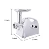 Sales!!! Wholesales Free shipping Electric Meat Grinder Sausage Maker with Handle White Household meat grinder