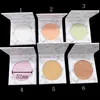 geen logo 6 kleuren Highlighter Palette Highlighter Makeup Palette Glow Bronzer enkele vervanging Markeer natte poederpaletmake-up