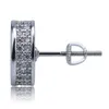 Heren Oorbellen Hip Hop Sieraden Mens Stud Oorbellen Bling Iced Out Diamond Oorbellen voor Mannen Vrouwen Punk Sieraden