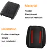 Black Auto Armrest Box Rubber Mat Protection Pad For Jeep Wrangler JL 2018+ Car Interior Accessories