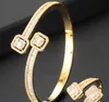 missvikki Super Fine African Nigerian Bangle Ring Sets Jewelry Set For Women Wedding brincos para as mulheres