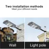 120W LED Solar Lichter Straßenlaterne Infrarot Menschlichen Körper Induktion Wand Lampe Sicherheit Wasserdichte Garten Hof Lampen