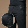 E-baihui män byxor sommar stil design casual slim pant raka byxor företag zipper byxor män märke kläder l012