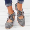 Sommer Vintage London Brogue Schuhe Frauen Lace Up Sandale Chunky High Heels Ausschnitte Weibliche Casual Schuhe Plus Größe 35-43