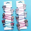 Śliczne kreskówki Baby Girls Fairbands Clips Childars Hairs krawat Baby dziewczyna fryzury dzieci designerskie akcesoria