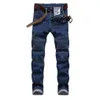 Jeans strappati strappati da uomo firmati pantaloni lunghi slim con fori nuovi pantaloni di marca di alta qualità spedizione gratuita taglia 28-40 multi colori