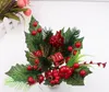 인공 꽃 붉은 진주 스탬펜 딸기 웨딩 크리스마스 장식 DIY 발렌타인 선물 상자 공예 Flowe GB748