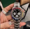 メンズウォッチクォーツムーブメント40mmスチールバンド男性腕時計防水116599Rbow男女性腕時計ファッション腕時計