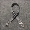 Cintura di sicurezza per auto per veicoli di sicurezza per cani da compagnia Cintura di sicurezza per cani riflettente elastica Guinzaglio per guinzaglio Levert QD